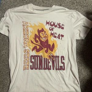 Hollister White Arizona State Sun Devils 'House of Heat' Graphic Tee